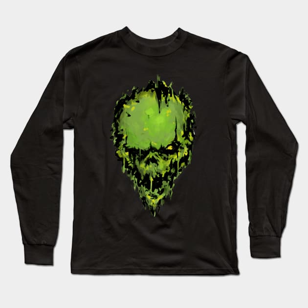 zombie head Long Sleeve T-Shirt by GAlexV